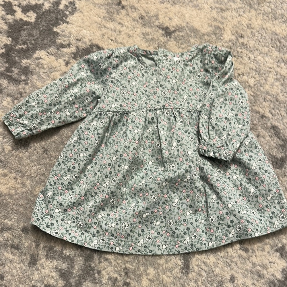 Floral Long Sleeve Baby Dress